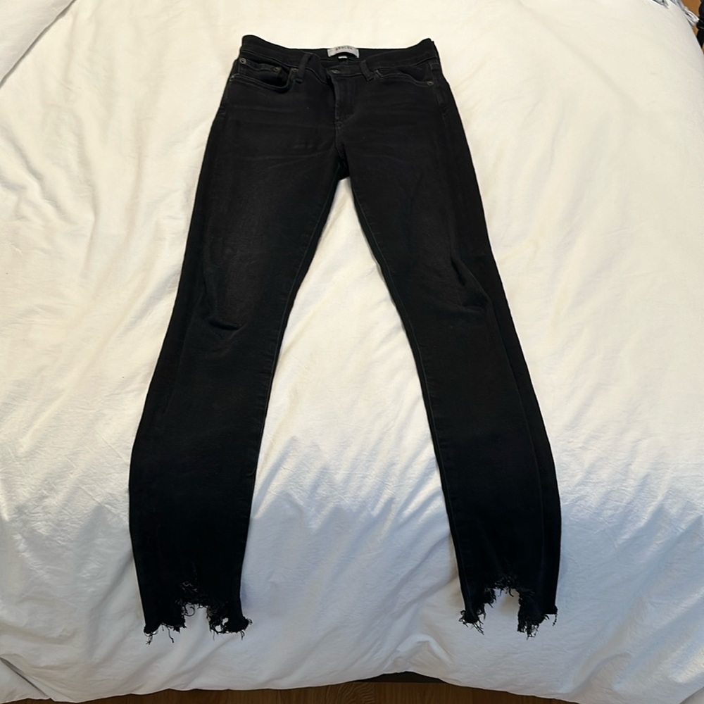 Ahold Sophie high rise crop - raw hem size 25
